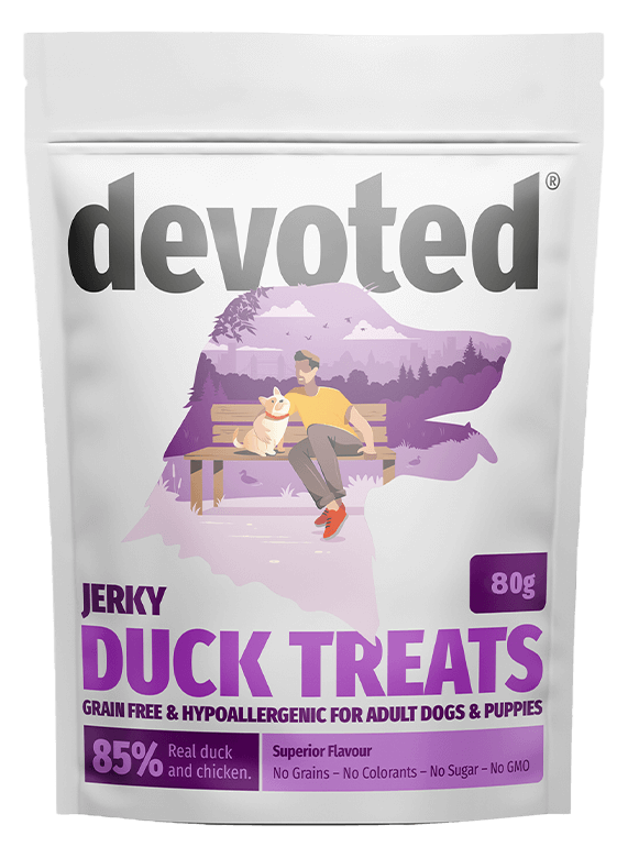 Devoted Grain Free & Hypoallergenic Duck Jerky Dog Treats