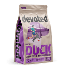 Load image into Gallery viewer, 2kg Hypoallergenic Grain Free Fresh Duck and Salmon Dry Dog Food