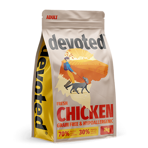 2kg Hypoallergenic Grain Free Fresh Chicken Dry Dog Food