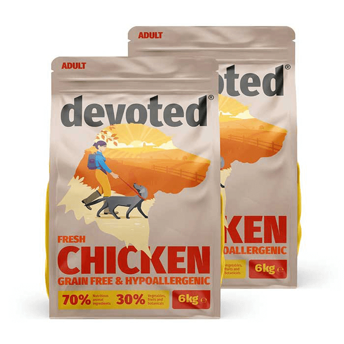 12kg Hypoallergenic Grain Free Fresh Chicken Dry Dog Food